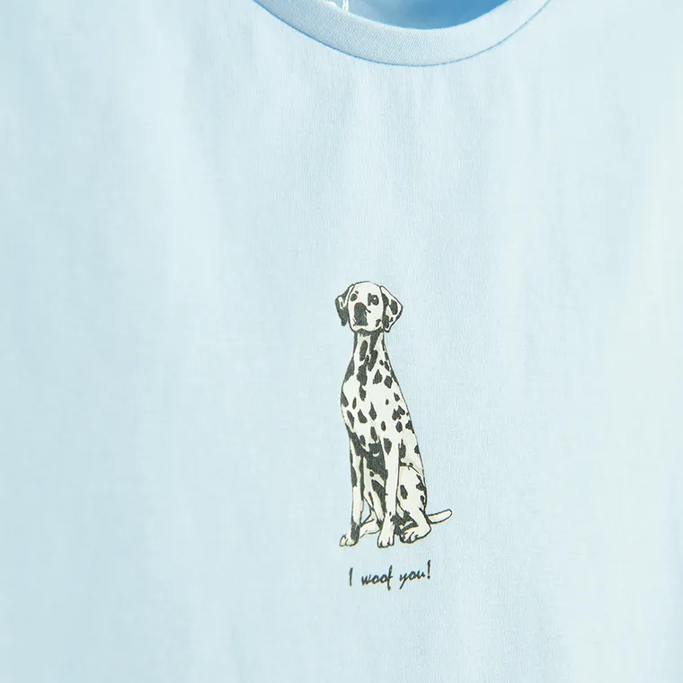 Cool Club, T-shirt dziewczęcy, niebieski