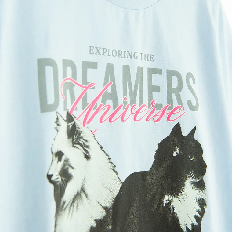 Cool Club, T-shirt dziewczęcy, niebieski