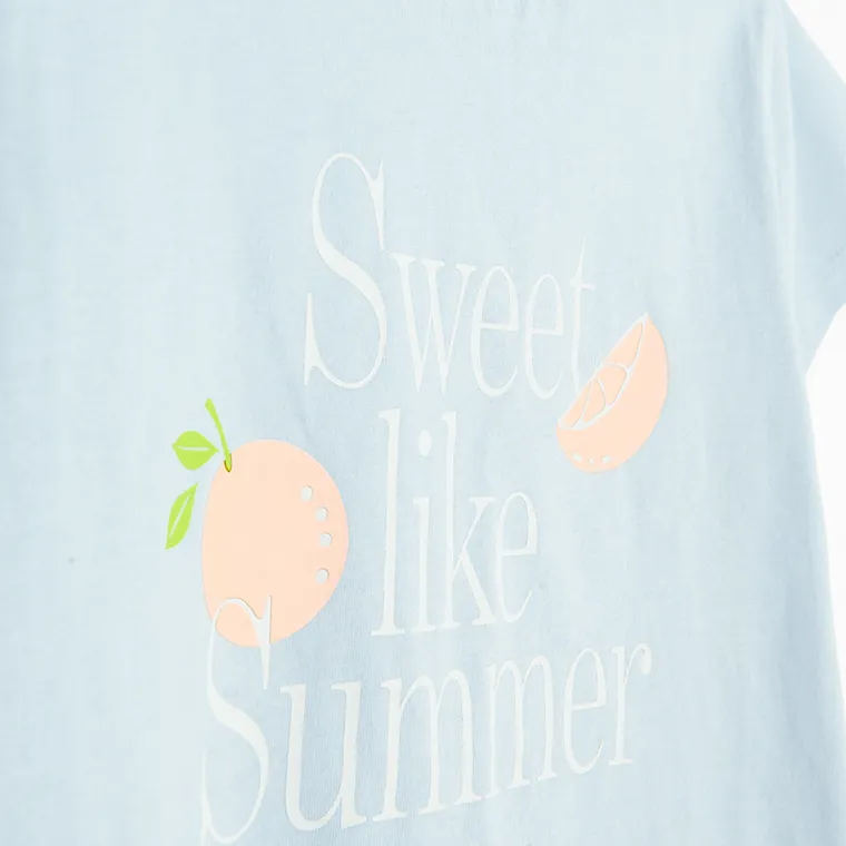 Cool Club, T-shirt dziewczęcy, niebieski