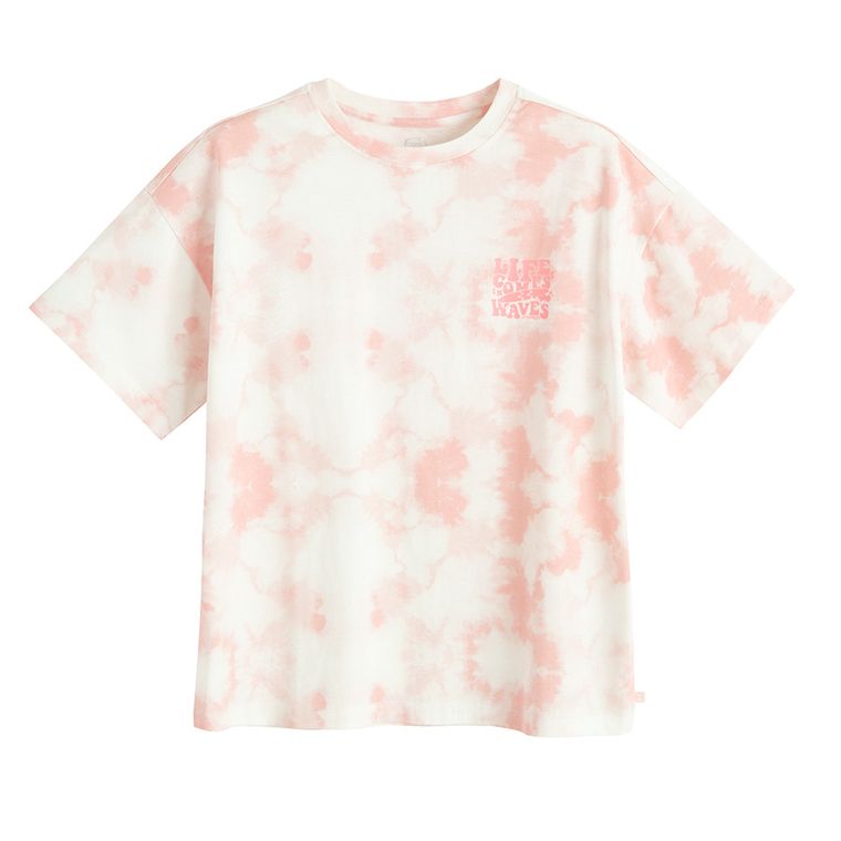 Cool Club, T-shirt dziewczęcy, oversize, mix