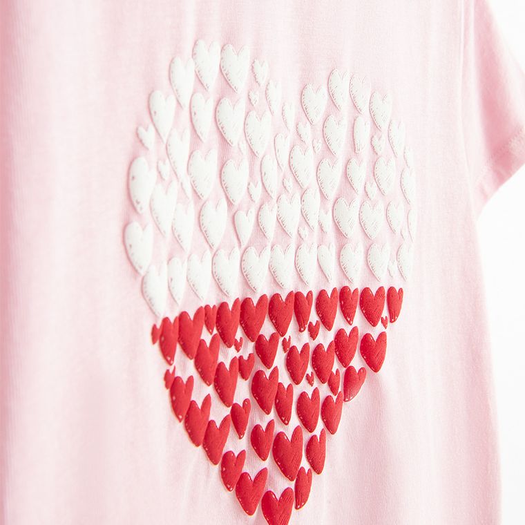 Cool Club, T-shirt dziewczęcy, różowy