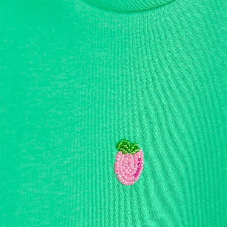 Cool Club, T-shirt dziewczęcy, zielony