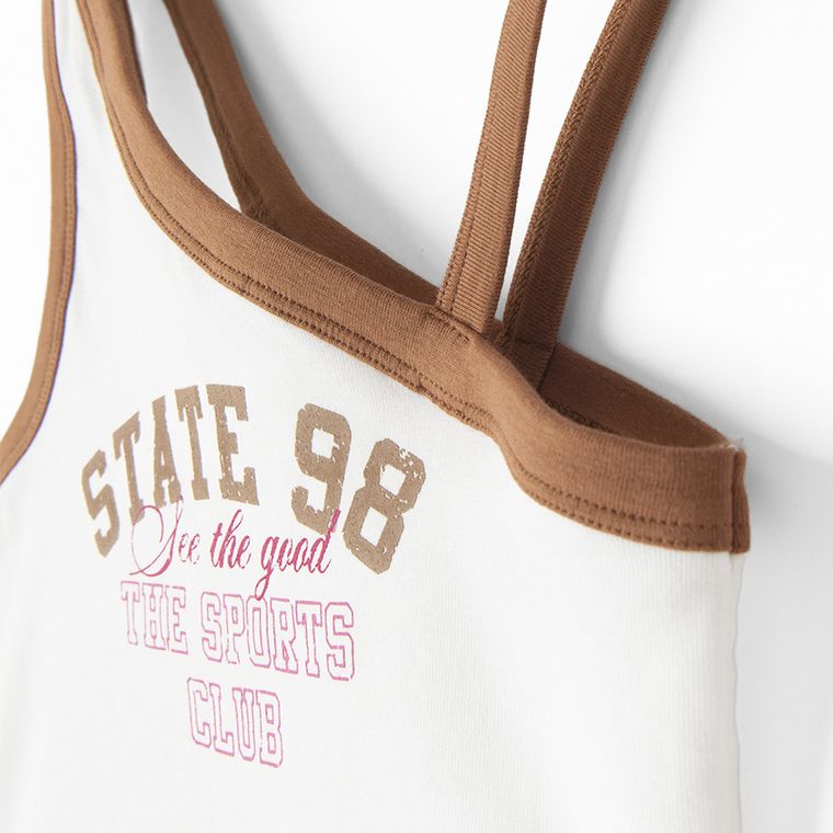 Cool Club, Top dziewczęcy, biały