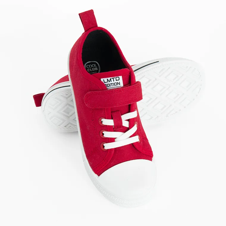 Cool Club, Trampki chłopięce, czerwone