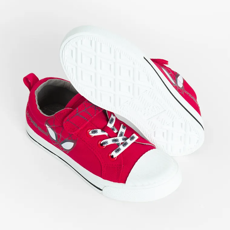 Cool Club, Trampki chłopięce, czerwone, Spider-Man