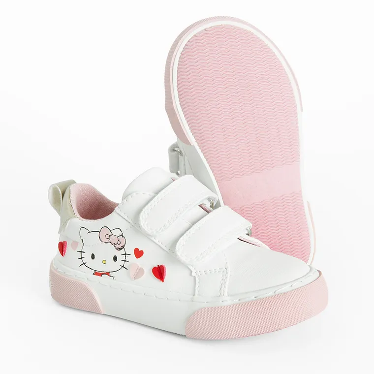 Cool Club, Trampki dziewczęce, białe, Hello Kitty