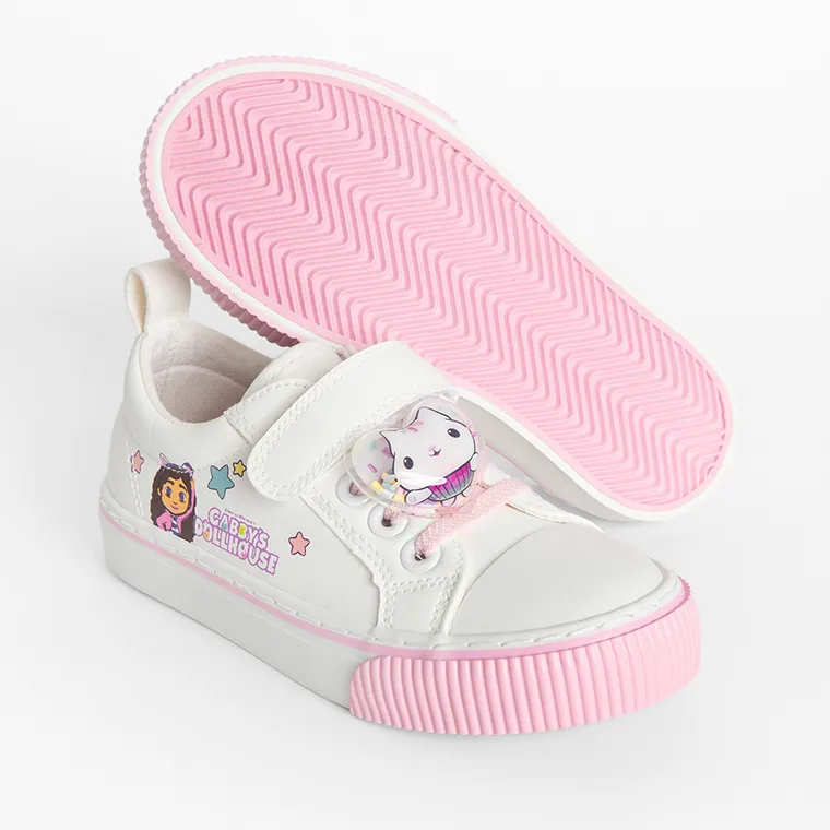 Cool Club, Trampki dziewczęce, białe, Koci Domek Gabi