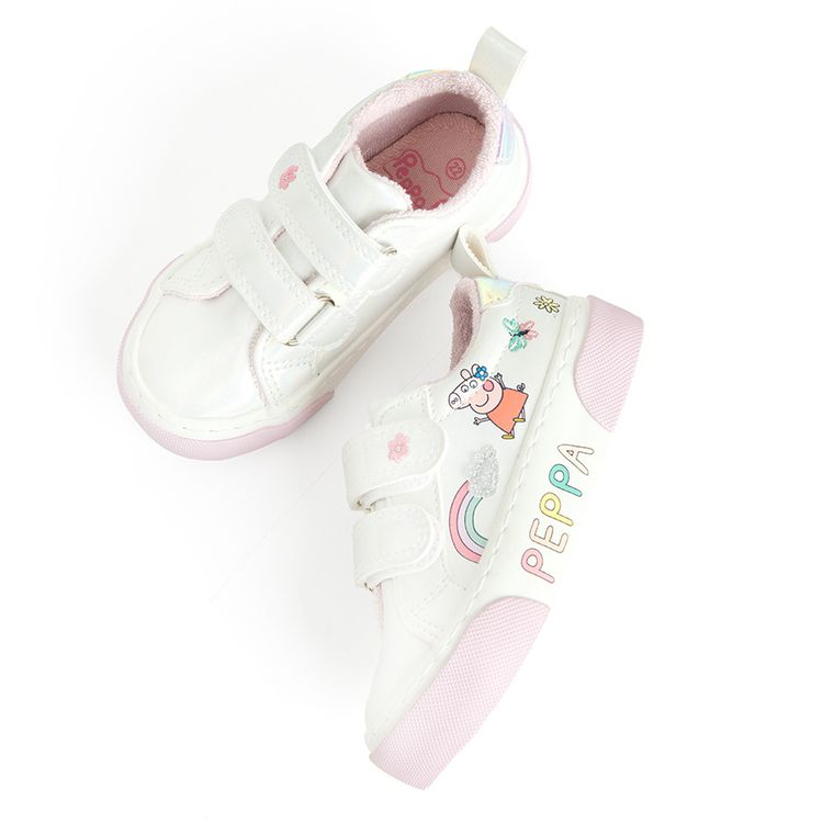 Cool Club, Trampki dziewczęce, białe, Świnka Peppa