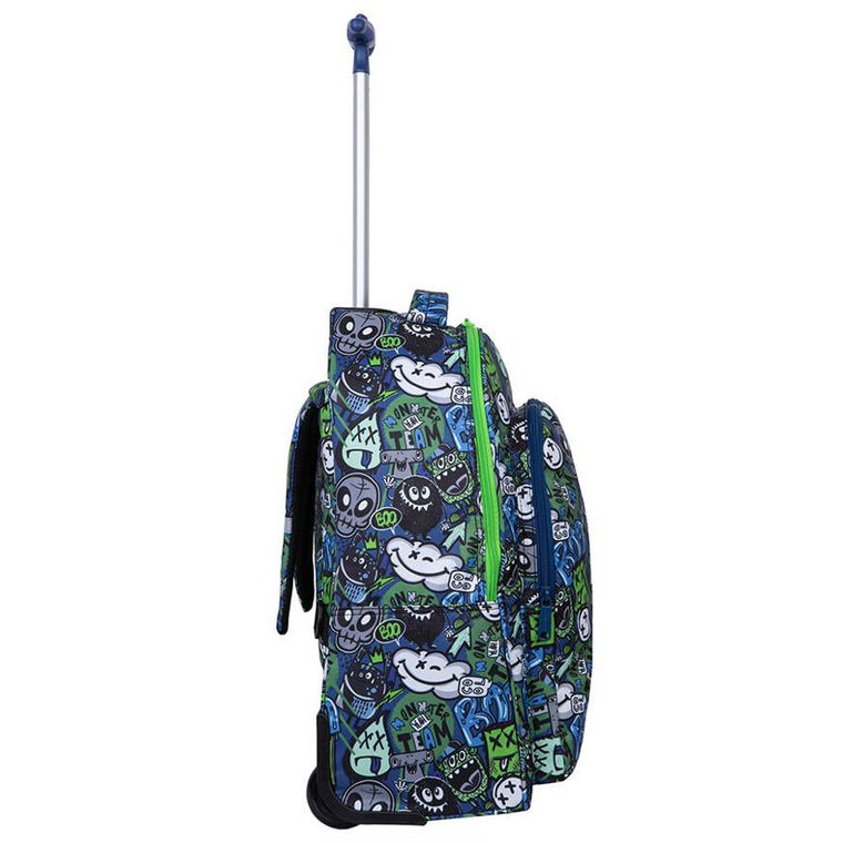 Coolpack, Alan, plecak szkolny na kółkach, 1-komorowy, Monster Team