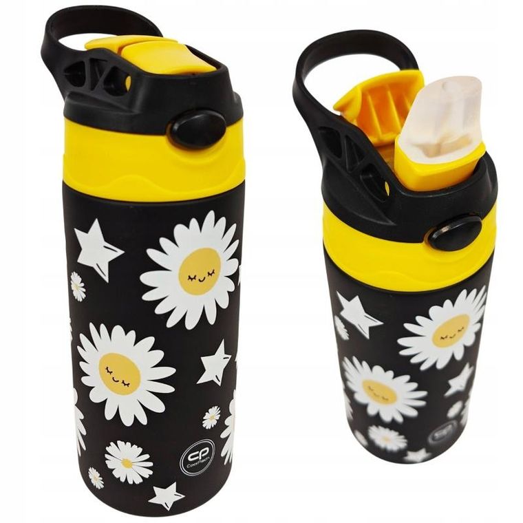 Coolpack, Bono, butelka termiczna, Daisy black, 350 ml