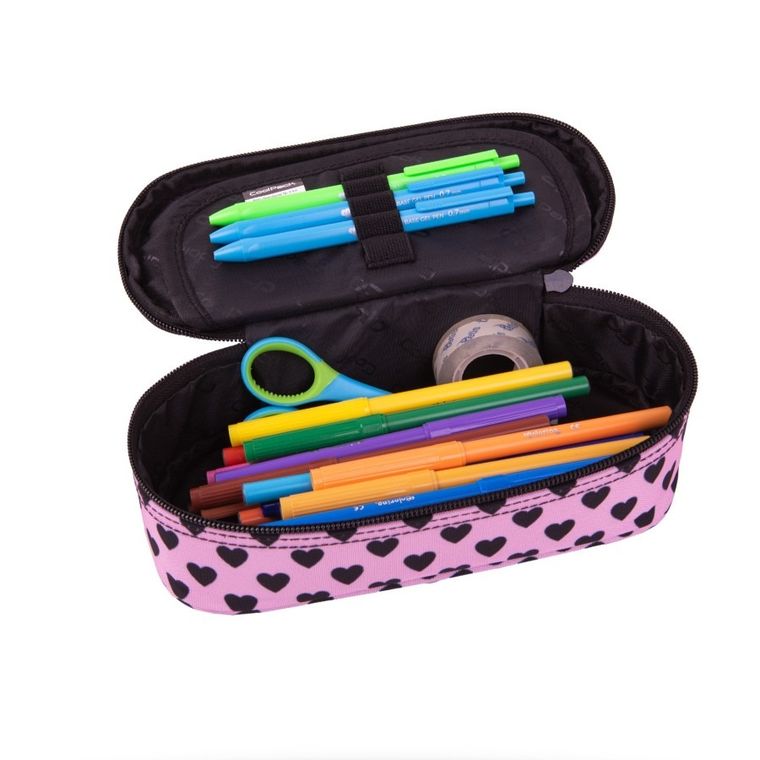 CoolPack, Campus, piórnik owalny, Pink Marshmallow