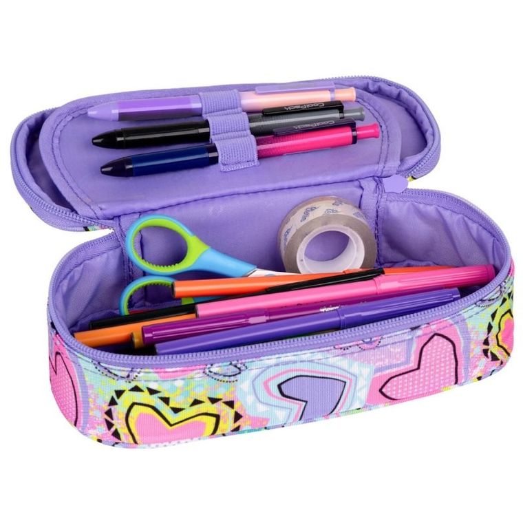CoolPack, Campus, piórnik owalny, Sew Pastel Heart