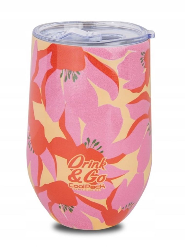 CoolPack, Coffee Mug, kubek termiczny, 500 ml, Flores Rosa