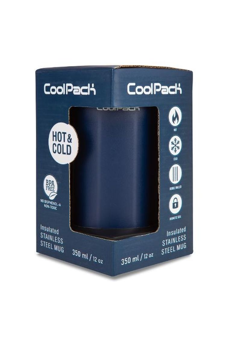 Coolpack, Coffee Mug, kubek termiczny, Navy Blue, 350 ml