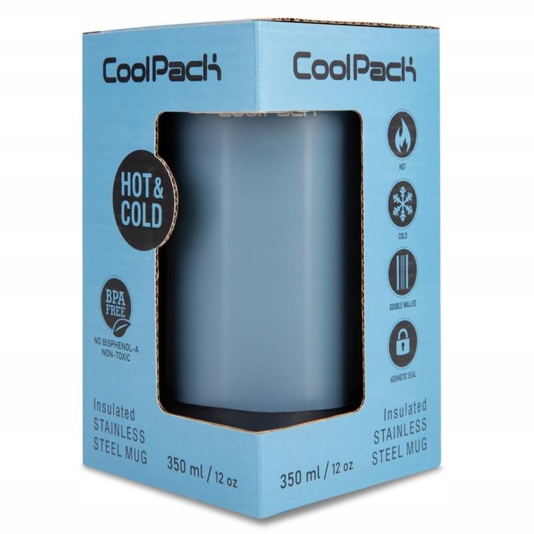 CoolPack, Coffee Mug Tom, kubek termiczny, Blue, 350 ml