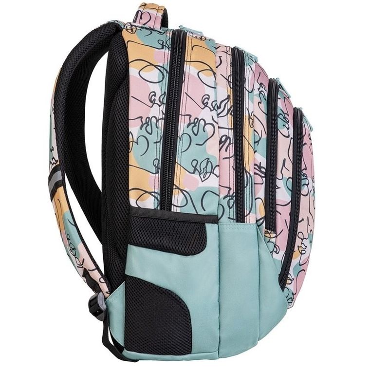 CoolPack, Drafter, plecak szkolny, 3-komorowy, Art Deco