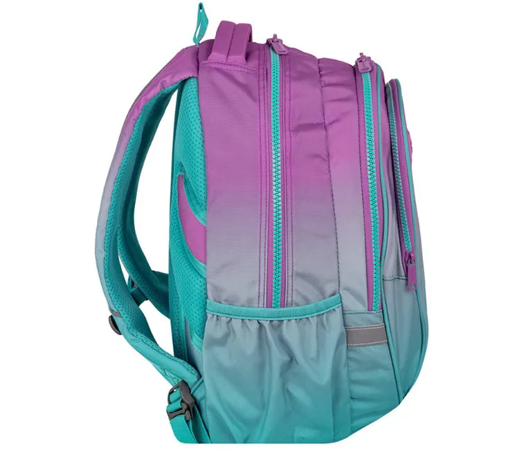 CoolPack, Factor X, plecak szkolny, 4-komorowy, Gradient Blueberry