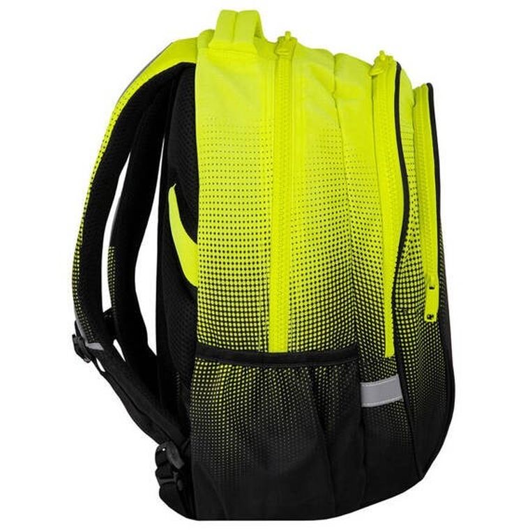 CoolPack, Factor X, plecak szkolny, 4-komorowy, Gradient Lemon