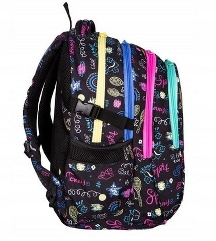 CoolPack, Factor X, plecak szkolny, 4-komorowy, Tennis Star