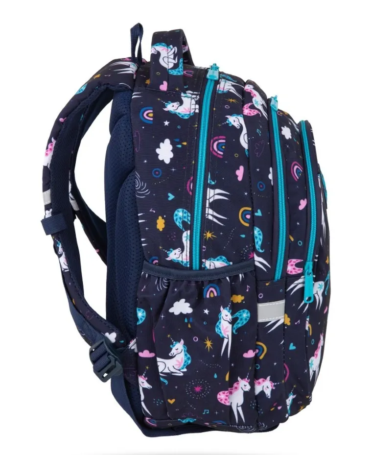 CoolPack, Jerry, plecak szkolny, 3-komorowy, Mrs Unicorn