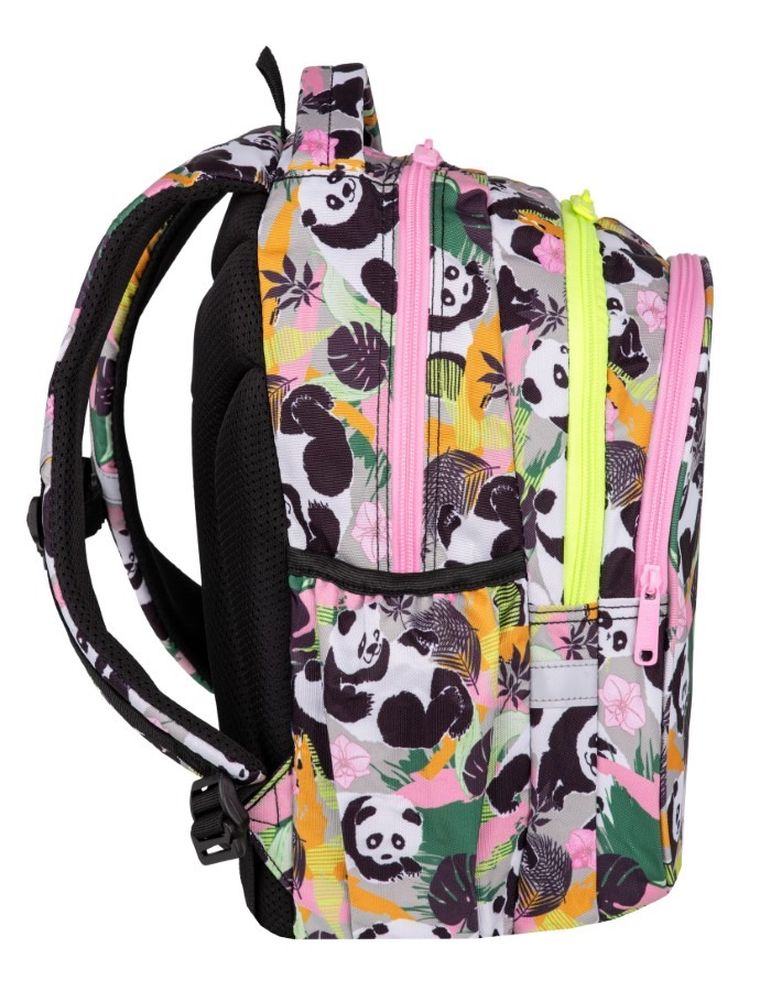 CoolPack, Jerry, plecak szkolny, 3-komorowy, Panda Gang