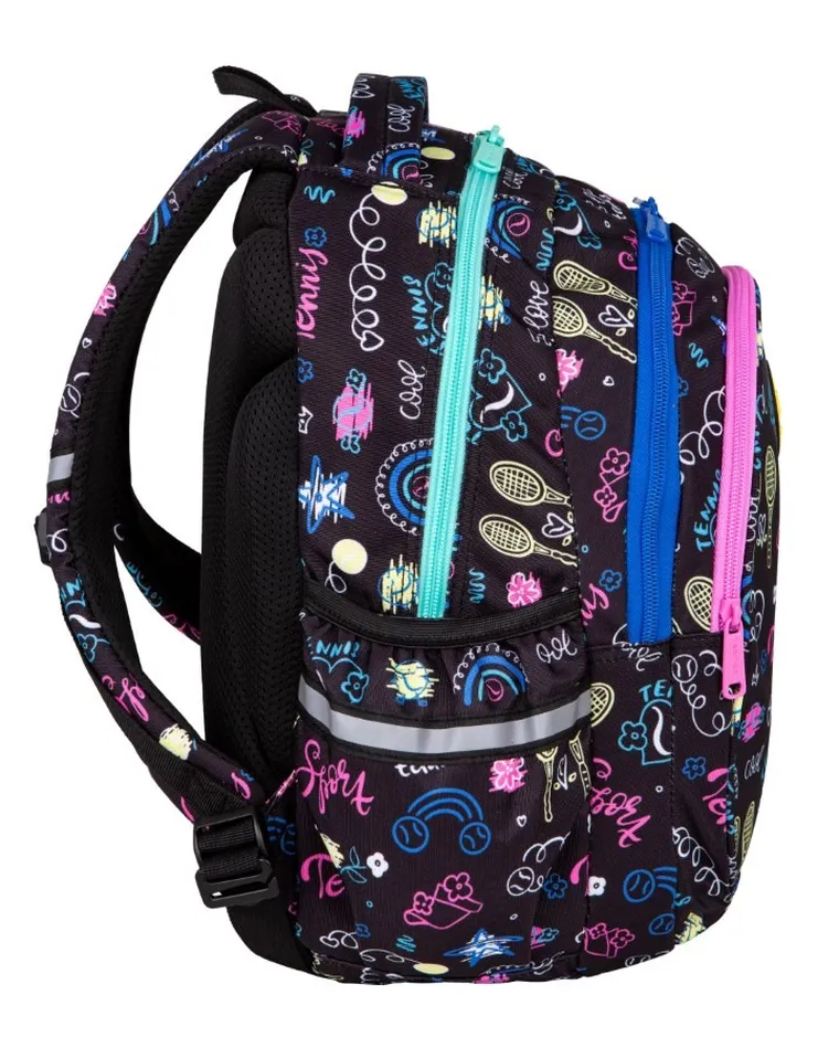 CoolPack, Jerry, plecak szkolny, 3-komorowy, Tennis Star