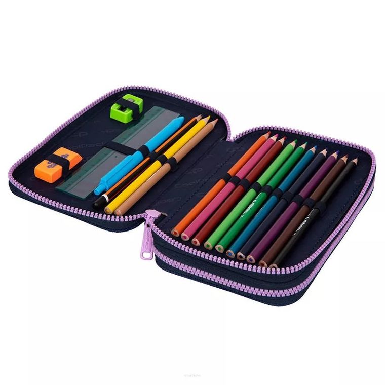 CoolPack, Jumper 2, piórnik rozkładany, podwójny, z wyposażeniem, Oh My Deer