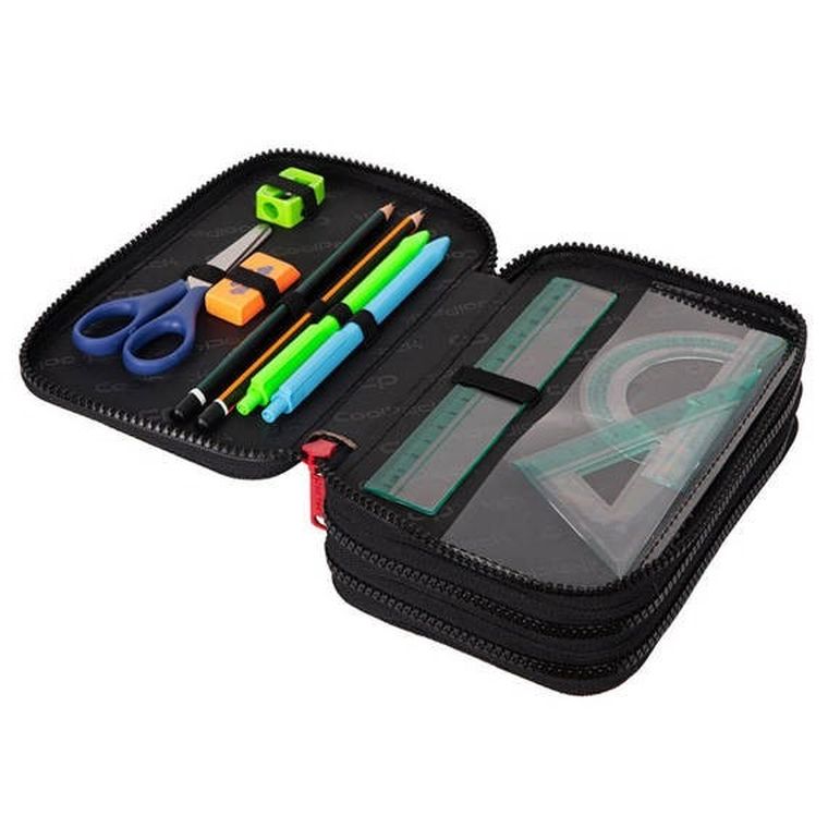 CoolPack, Jumper 3, piórnik rozkładany, potrójny, z wyposażeniem, Bear