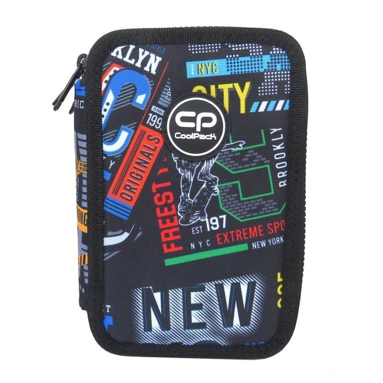 CoolPack, Jumper 3, piórnik rozkładany, potrójny, z wyposażeniem, Big City