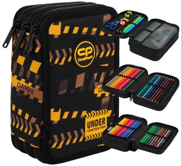 CoolPack, Jumper 3, piórnik rozkładany, potrójny, z wyposażeniem, Don'T Do It