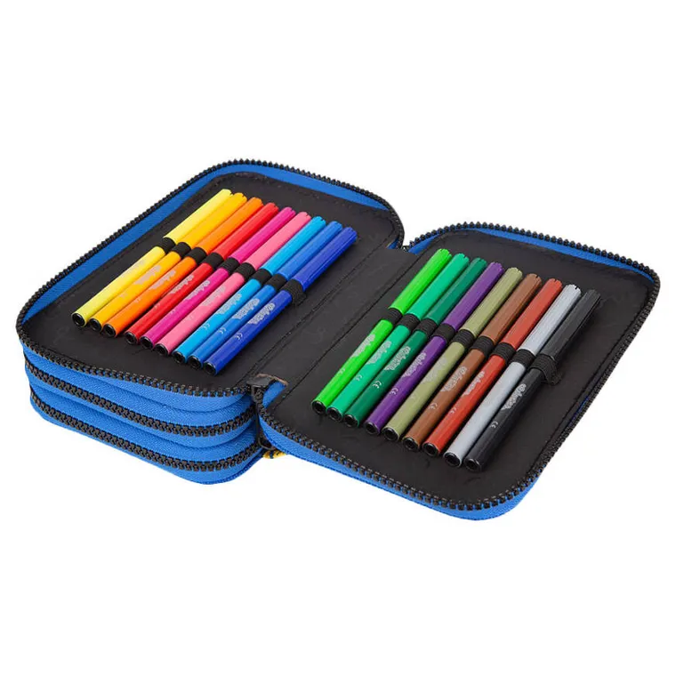 CoolPack, Jumper 3, piórnik rozkładany, potrójny, z wyposażeniem, Game