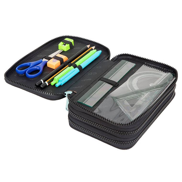 CoolPack, Jumper 3, piórnik rozkładany, potrójny, z wyposażeniem, Shoppy