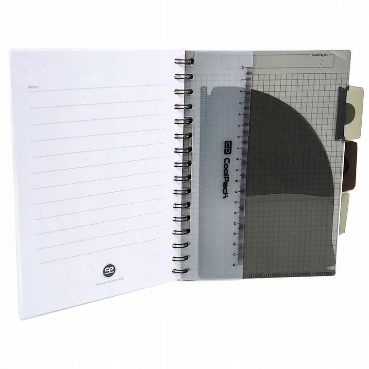 CoolPack, kołozeszyt A5, 100 kartek, kratka, Dino Adventure, 1 szt.