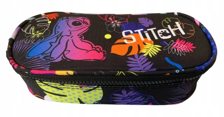 CoolPack, Lilo i Stitch, Campus, piórnik owalny, Black