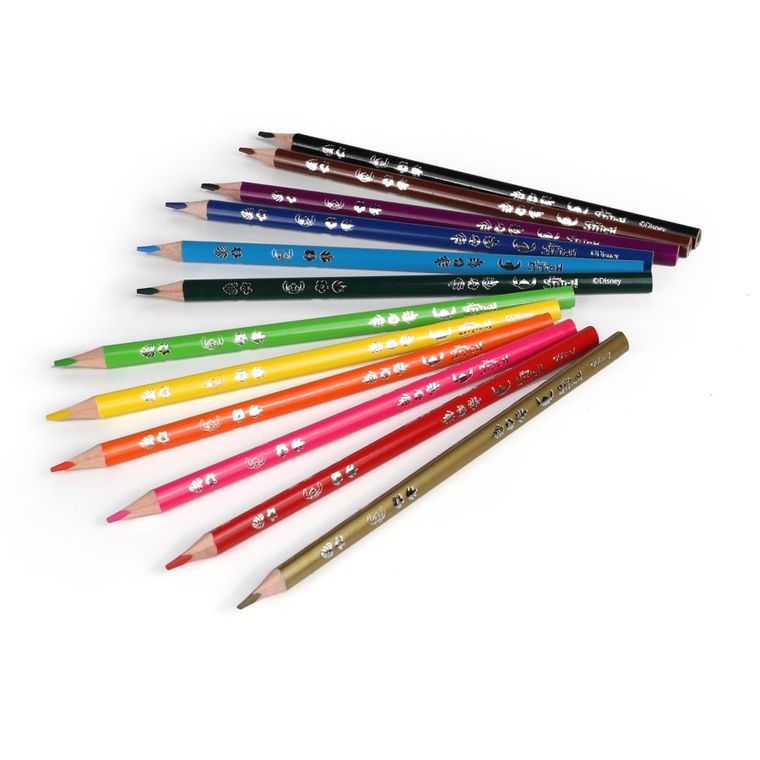 CoolPack, Lilo i Stitch, kredki ołówkowe, trójkątne, 12 kolorów