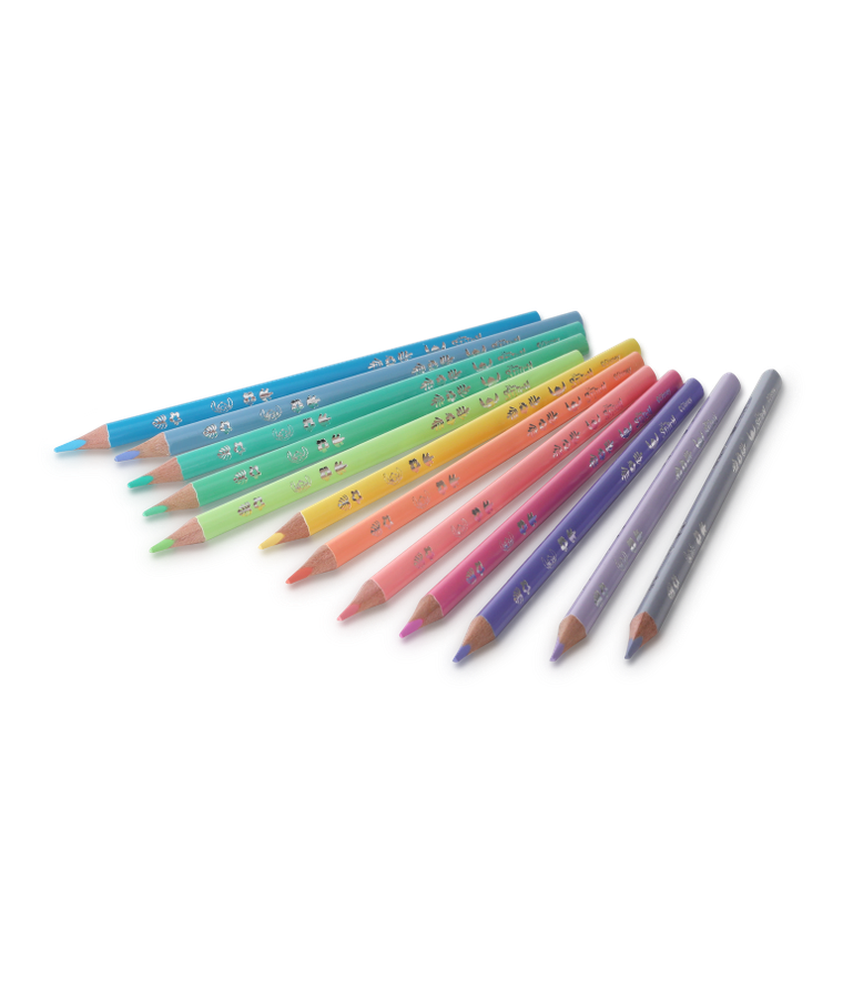 CoolPack, Lilo i Stitch, kredki ołówkowe trójkątne, 12 kolorów