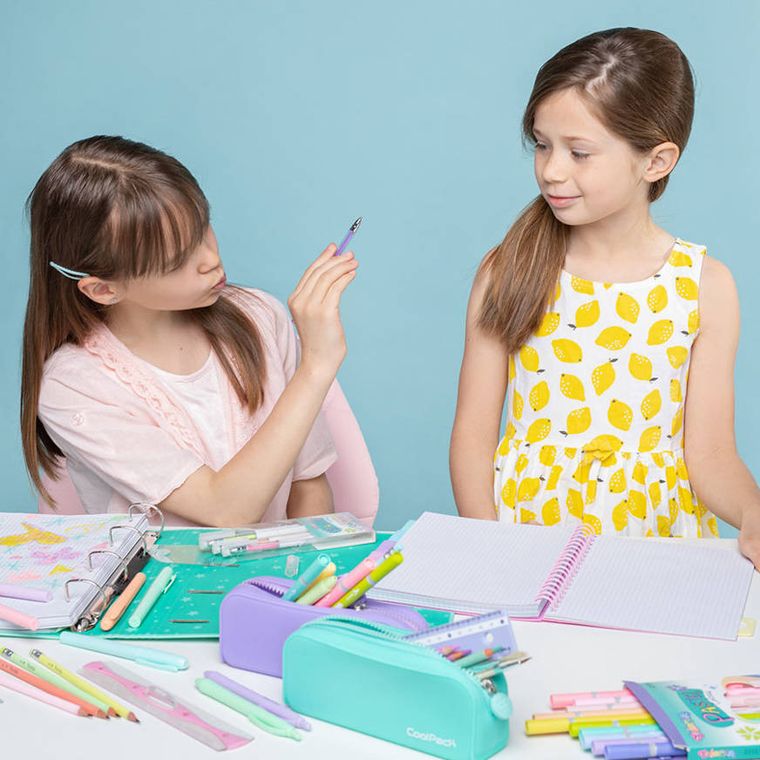 CoolPack, Silicone, piórnik saszetka, silikonowa, Pastel Powder Pink