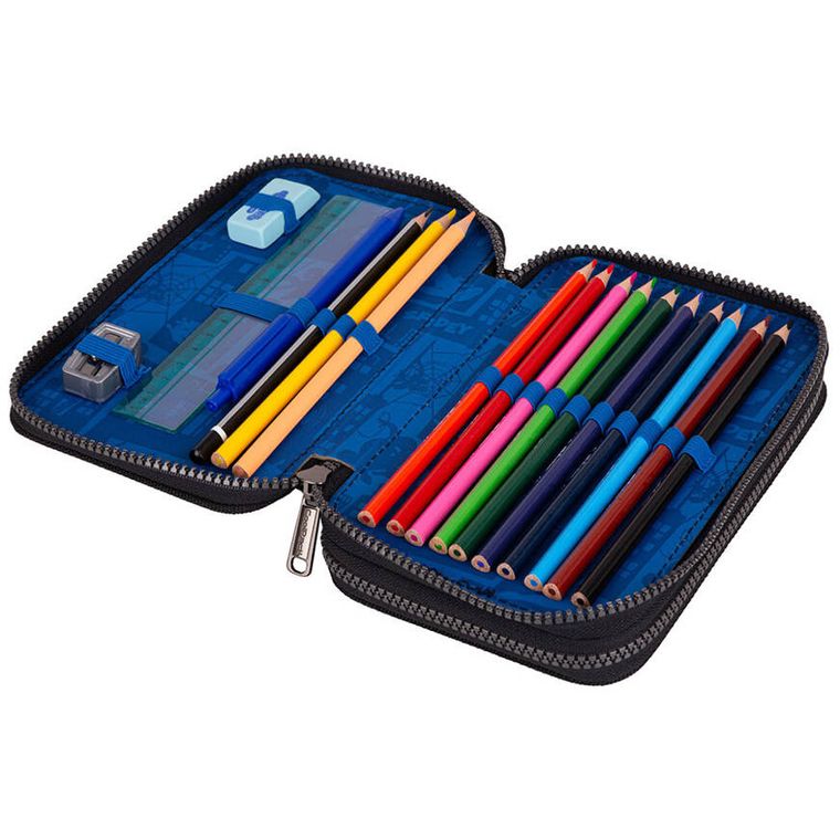 CoolPack, Spider-Man, Jumper 2, piórnik rozkładany, podwójny, z wyposażeniem, Disney Core