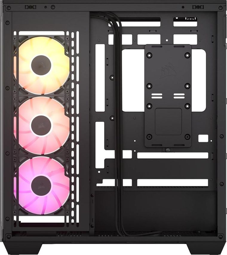 Corsair, obudowa, 3500X ARGB TG Mid-Tower, czarna