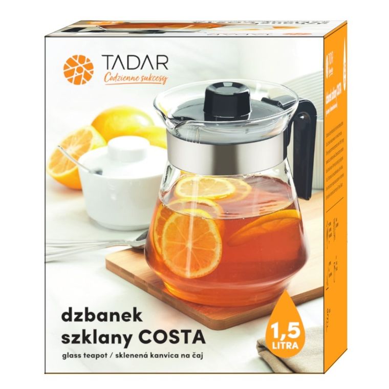 Costa, dzbanek szklany, 1.5l