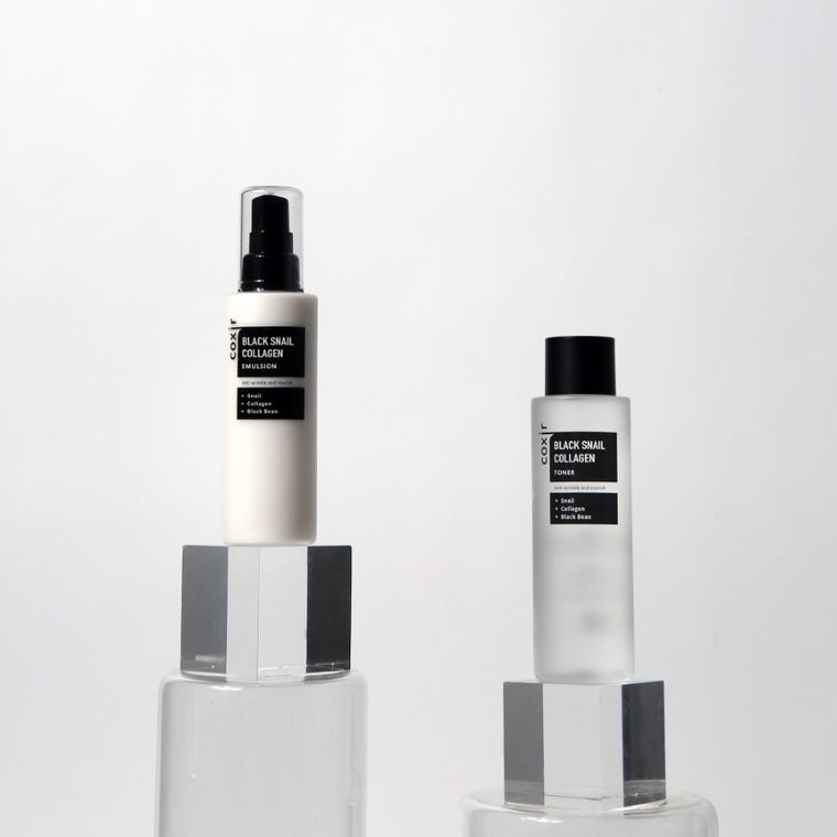 Coxir, Black Snail Collagen Line, regenerująca emulsja z mucyną ślimaka i kolagenem, 100 ml