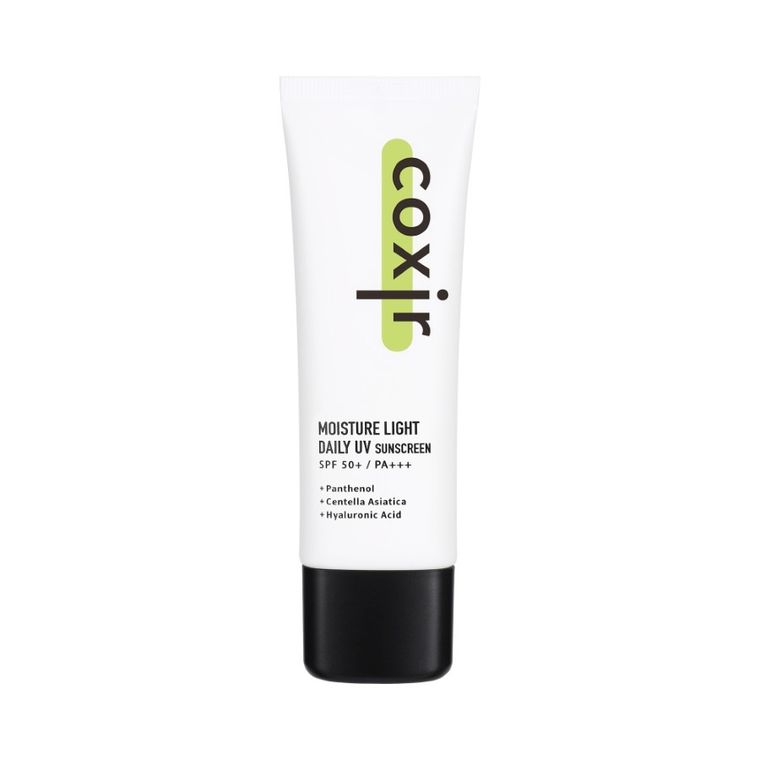 Coxir, Green Tea Clear Line, codzienny krem przeciwsłoneczny SPF50+ z zieloną herbatą, 50 ml