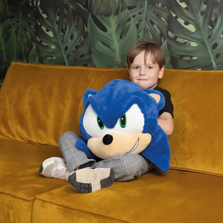 Cozy Noxxiez, Sonic, pluszowa poduszka z ogrzewaczem do dłoni