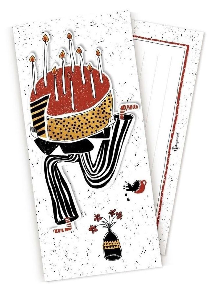 Cozywood, koperta upominkowa, Pop-Up, Tort