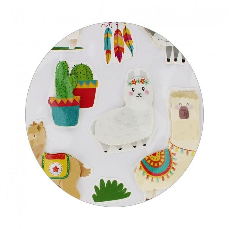 Craft With Fun, naklejki 3D, alpaki