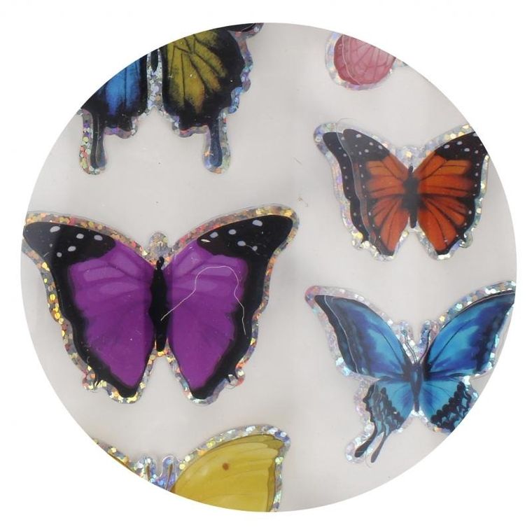 Craft With Fun, naklejki 3D, Motyl 7szt.