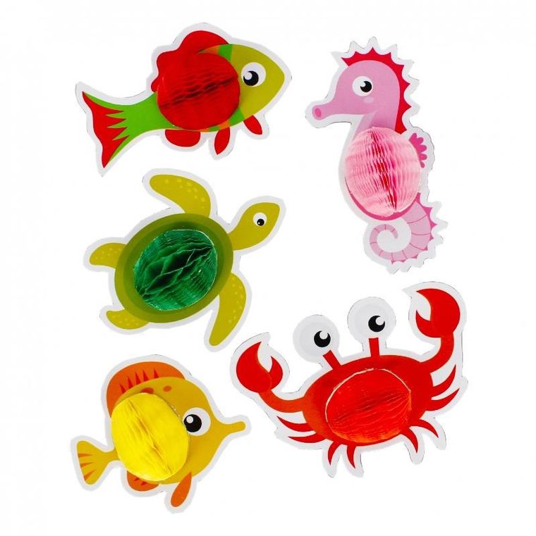 Craft With Fun, naklejki harmonijkowe, Ocean