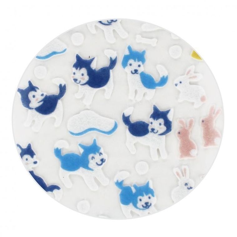 Craft With Fun, ozdoba dekoracyjna, filcowa, samoprzylepne, psy i zające