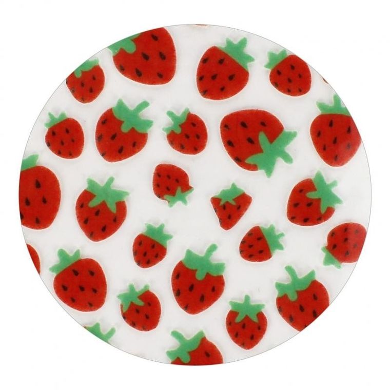 Craft With Fun, ozdoba dekoracyjna, filcowa, samoprzylepne, truskawki