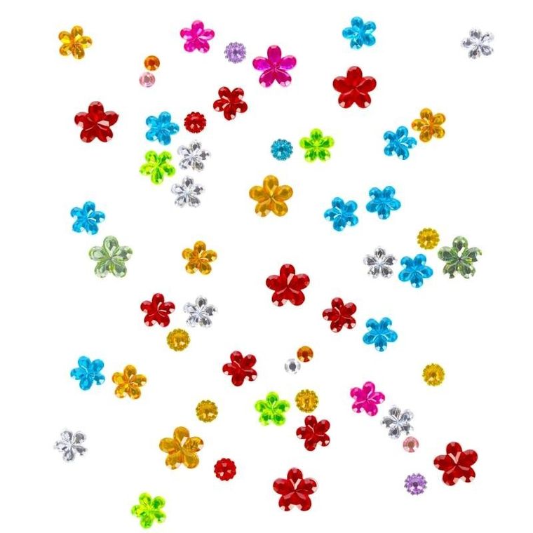 Craft With Fun, ozdoba dekoracyjna, kryształki samoprzylepne, 1 szt.